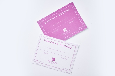 Dárkový poukazy v dárkové krabičce Dárkový poukazy v dárkové krabičce