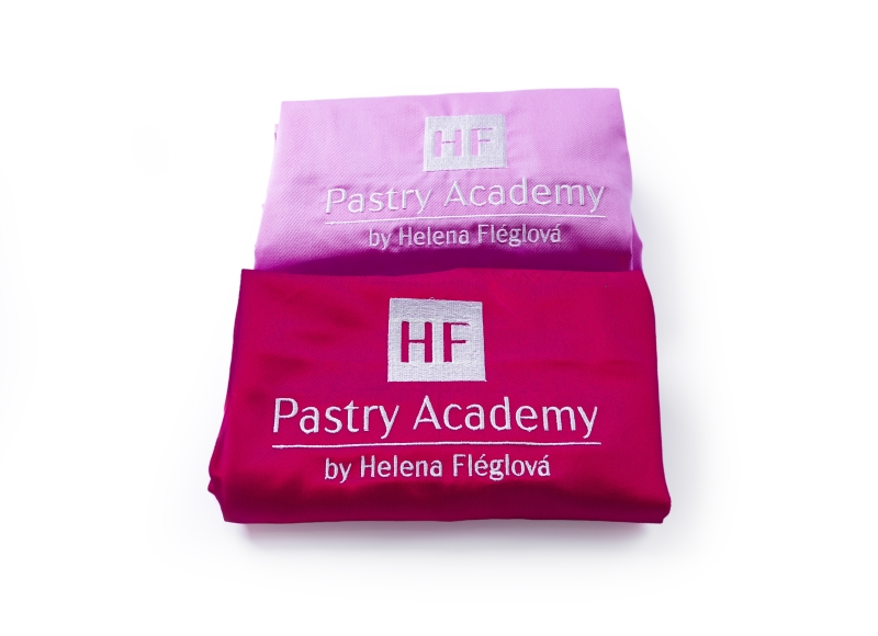 Zástěra HF Pastry Academy – tmavě růžová